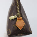 LOUIS VUITTON Monogram Pochette Cosmetic PM Cosmetic Pouch M47515 LV Auth 200659-17