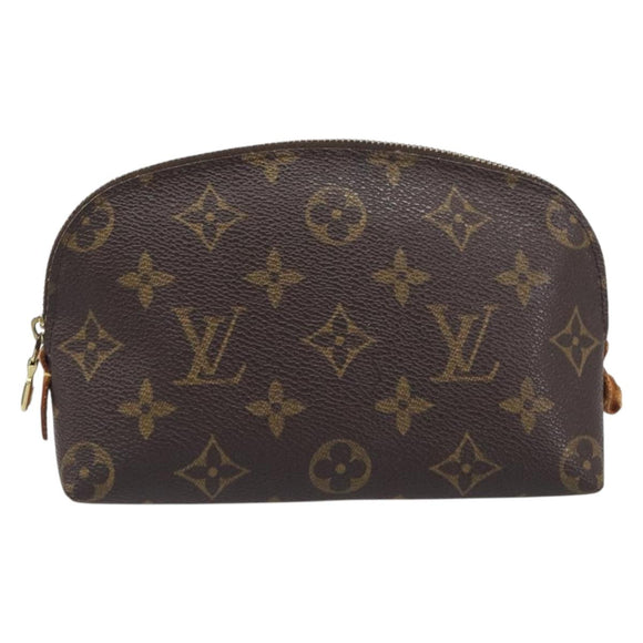 LOUIS VUITTON Monogram Pochette Cosmetic PM Cosmetic Pouch M47515 LV Auth 200659