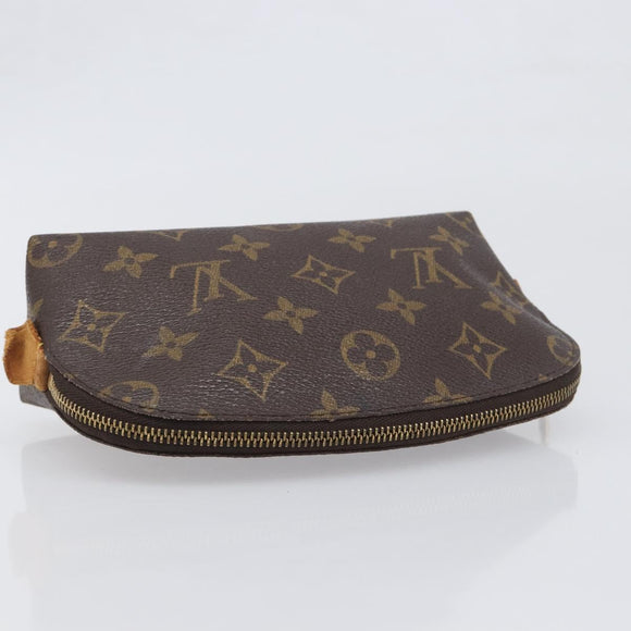 LOUIS VUITTON Monogram Pochette Cosmetic PM Cosmetic Pouch M47515 LV Auth 200659