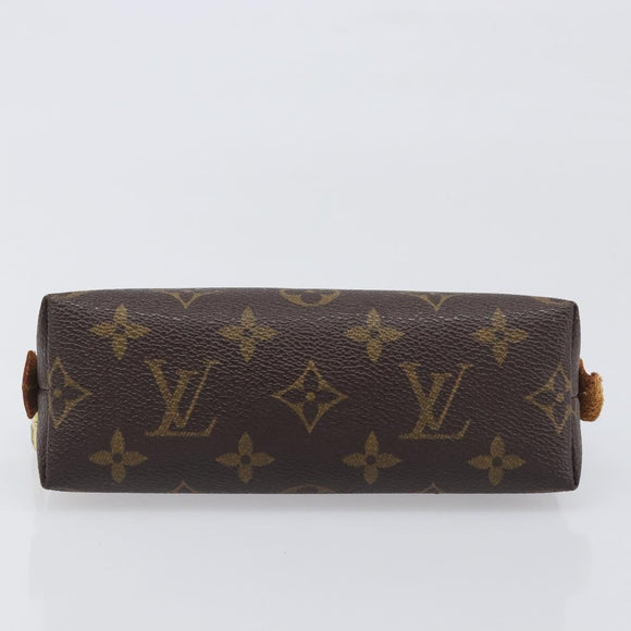 LOUIS VUITTON Monogram Pochette Cosmetic PM Cosmetic Pouch M47515 LV Auth 200659