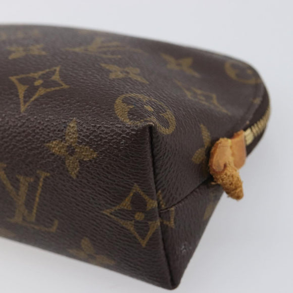 LOUIS VUITTON Monogram Pochette Cosmetic PM Cosmetic Pouch M47515 LV Auth 200659