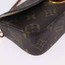 LOUIS VUITTON Monogram Pochette Lagoon Glasses Case M60008 LV Auth 200660A-14