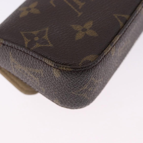 LOUIS VUITTON Monogram Pochette Lagoon Glasses Case M60008 LV Auth 200660A