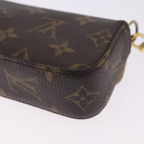 LOUIS VUITTON Monogram Pochette Lagoon Glasses Case M60008 LV Auth 200660A