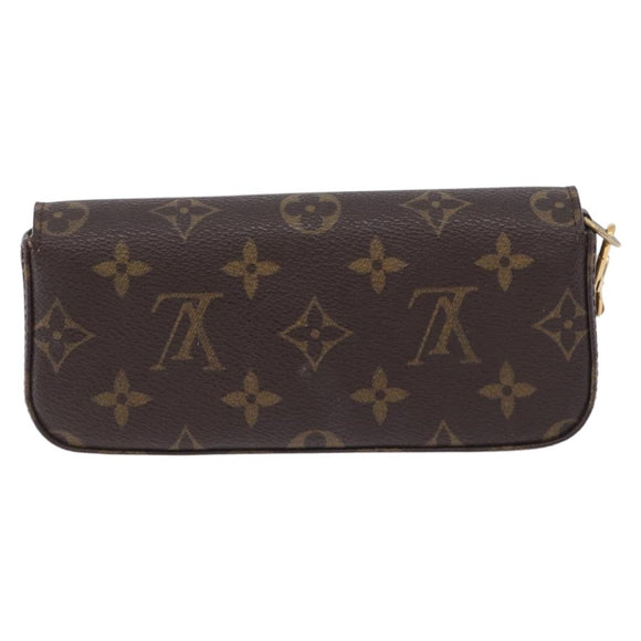 LOUIS VUITTON Monogram Pochette Lagoon Glasses Case M60008 LV Auth 200660A