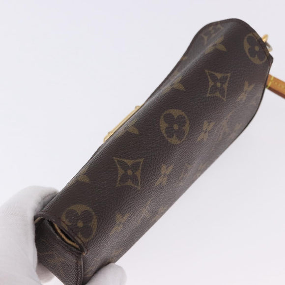 LOUIS VUITTON Monogram Pochette Lagoon Glasses Case M60008 LV Auth 200660A