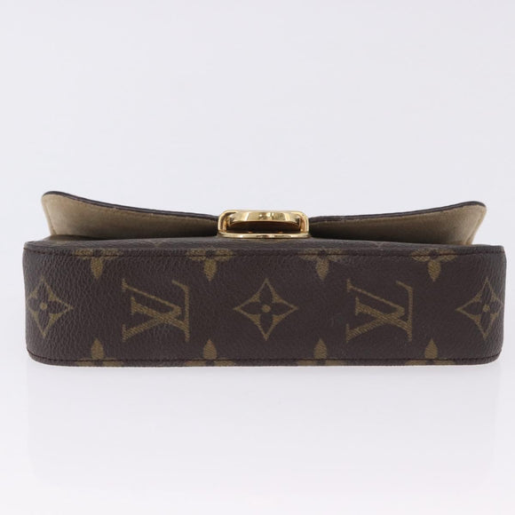 LOUIS VUITTON Monogram Pochette Lagoon Glasses Case M60008 LV Auth 200660A