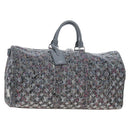 LOUIS VUITTON Monogram Felt Keepall Bandouliere 50 Bag Gray M58742 Auth 200663M-1