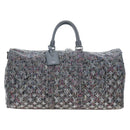LOUIS VUITTON Monogram Felt Keepall Bandouliere 50 Bag Gray M58742 Auth 200663M-13