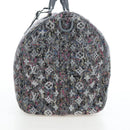 LOUIS VUITTON Monogram Felt Keepall Bandouliere 50 Bag Gray M58742 Auth 200663M-3