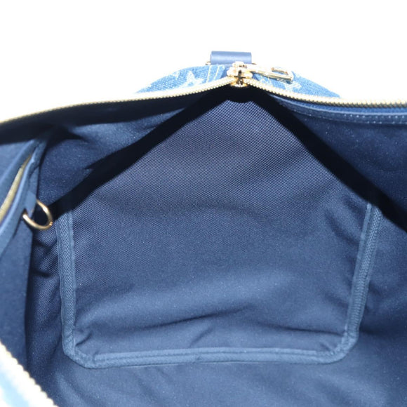 LOUIS VUITTON Denim Squared NIGO Keepall Bandouliere 50 M45975 Auth 200664SM