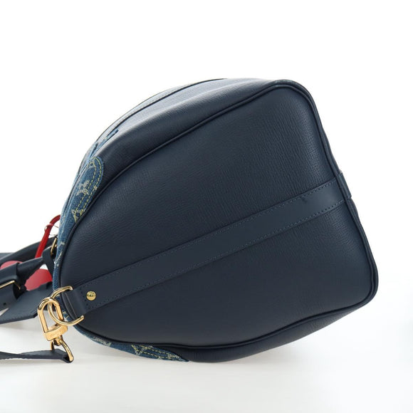 LOUIS VUITTON Denim Squared NIGO Keepall Bandouliere 50 M45975 Auth 200664SM
