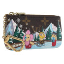 LOUIS VUITTON Monogram Vivienne Ice Skating Pochette Cles M82620 LV Auth 200665M-1
