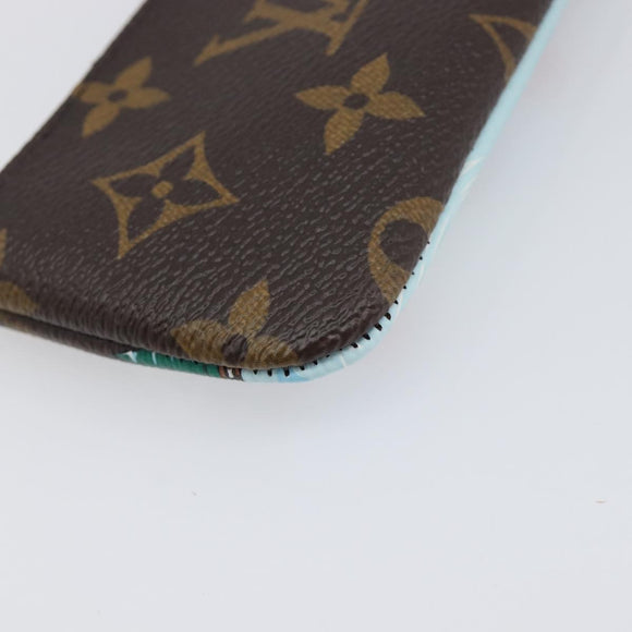 LOUIS VUITTON Monogram Vivienne Ice Skating Pochette Cles M82620 LV Auth 200665M