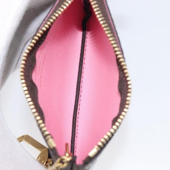 LOUIS VUITTON Monogram Vivienne Ice Skating Pochette Cles M82620 LV Auth 200665M