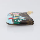 LOUIS VUITTON Monogram Vivienne Ice Skating Pochette Cles M82620 LV Auth 200665M-3