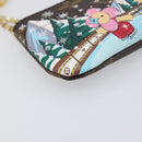 LOUIS VUITTON Monogram Vivienne Ice Skating Pochette Cles M82620 LV Auth 200665M-14