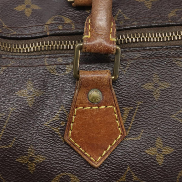 LOUIS VUITTON Monogram Speedy 35 Hand Bag M41524 LV Auth 200670