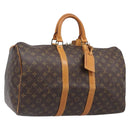 LOUIS VUITTON Monogram Keepall 45 Boston Bag M41428 LV Auth 200672A-1