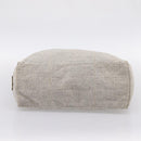 PRADA Tote Bag Canvas Gray Auth 200676-10