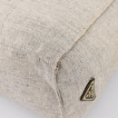 PRADA Tote Bag Canvas Gray Auth 200676-13