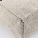 PRADA Tote Bag Canvas Gray Auth 200676-14