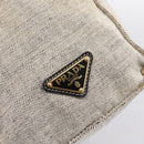 PRADA Tote Bag Canvas Gray Auth 200676-15