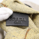 PRADA Tote Bag Canvas Gray Auth 200676-20