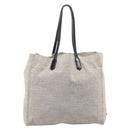 PRADA Tote Bag Canvas Gray Auth 200676-3