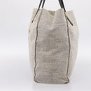 PRADA Tote Bag Canvas Gray Auth 200676-5