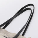 PRADA Tote Bag Canvas Gray Auth 200676-9