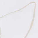 FENDI Hand Bag Leather 2way White Gold Auth 200680-22