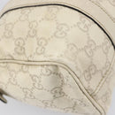 GUCCI GG Canvas Guccissima Boston Bag Leather Ivory Gold 193604 Auth 200681-15