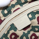 GUCCI GG Canvas Guccissima Boston Bag Leather Ivory Gold 193604 Auth 200681-20
