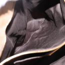 Miu Miu Tote Bag Leather Gold Brown Auth 200683A-20