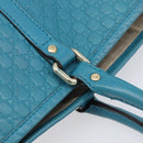 GUCCI Micro GG Canvas Guccissima Outlet Turquoise Blue 449647 Auth 200684A-10