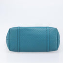GUCCI Micro GG Canvas Guccissima Outlet Turquoise Blue 449647 Auth 200684A-11