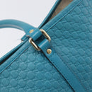 GUCCI Micro GG Canvas Guccissima Outlet Turquoise Blue 449647 Auth 200684A-16