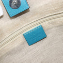 GUCCI Micro GG Canvas Guccissima Outlet Turquoise Blue 449647 Auth 200684A-18