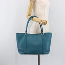 GUCCI Micro GG Canvas Guccissima Outlet Turquoise Blue 449647 Auth 200684A-25