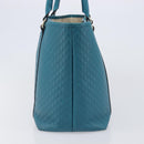 GUCCI Micro GG Canvas Guccissima Outlet Turquoise Blue 449647 Auth 200684A-5