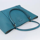 GUCCI Micro GG Canvas Guccissima Outlet Turquoise Blue 449647 Auth 200684A-6