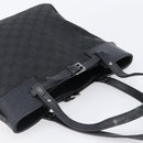 GUCCI GG Canvas Tote Bag Black Silver 107757 Auth 200686-6