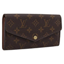 LOUIS VUITTON Monogram Portefeuille Sarah Long Wallet M60531 LV Auth 200688V-1