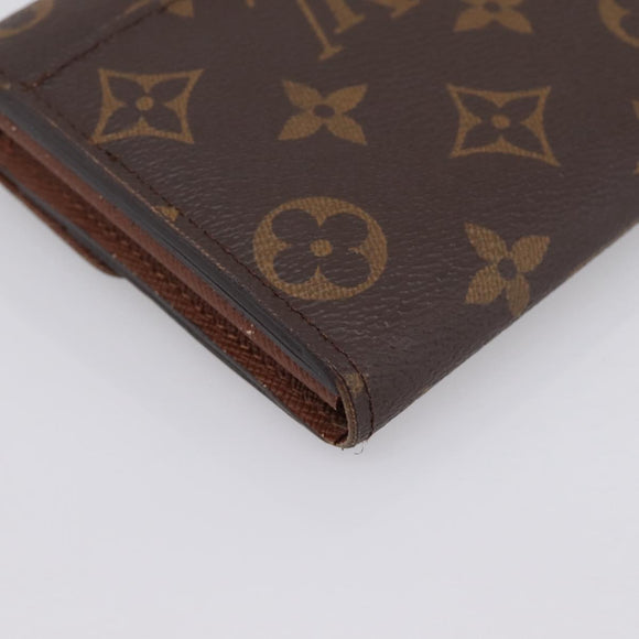 LOUIS VUITTON Monogram Portefeuille Sarah Long Wallet M60531 LV Auth 200688V