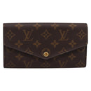 LOUIS VUITTON Monogram Portefeuille Sarah Long Wallet M60531 LV Auth 200688V-13