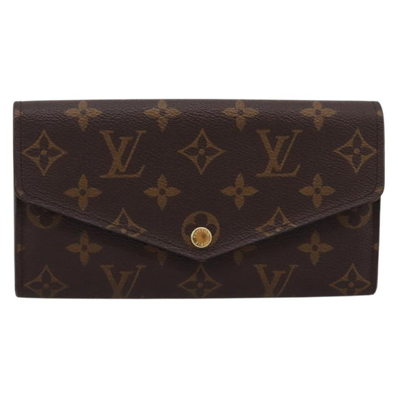 LOUIS VUITTON Monogram Portefeuille Sarah Long Wallet M60531 LV Auth 200688V