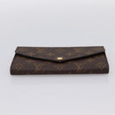 LOUIS VUITTON Monogram Portefeuille Sarah Long Wallet M60531 LV Auth 200688V-6
