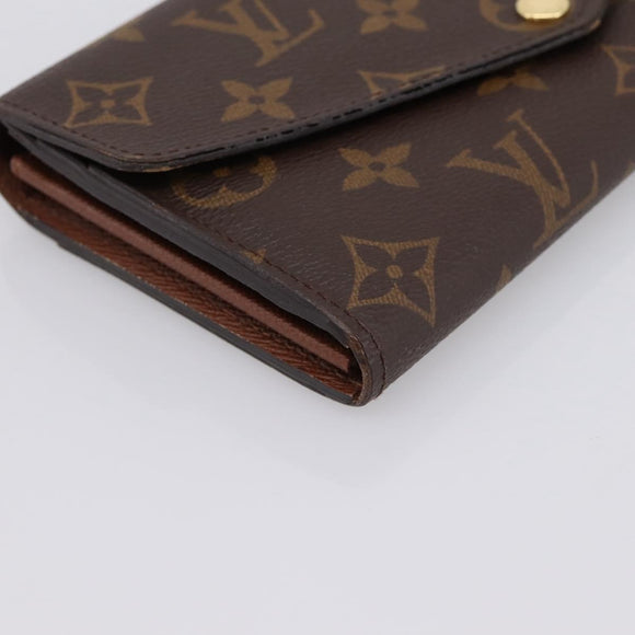 LOUIS VUITTON Monogram Portefeuille Sarah Long Wallet M60531 LV Auth 200688V