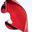 LOUIS VUITTON Monogram Empreinte Zippy Long Wallet Red M60737 LV Auth 200689-23